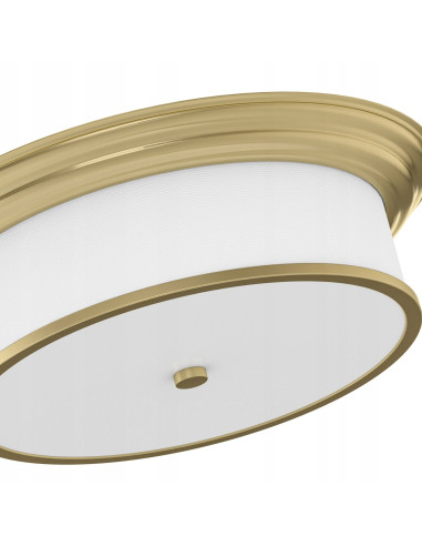 Plafon sufitowy Famburo w starym złocie, 4-punktowe oświetlenie E14, elegancki i stylowy do sypialni i klasycznych wnętrz.