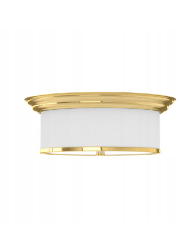 Plafon Famburo w złotym kolorze - elegancka lampa sufitowa glamour z trzema punktami świetlnymi E14, idealna do wnętrz.