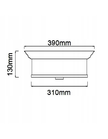 Plafon Famburo w złotym kolorze - elegancka lampa sufitowa glamour z trzema punktami świetlnymi E14, idealna do wnętrz.