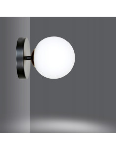 Lampa ścienna FLOKI – eleganckie oświetlenie kuliste w minimalistycznym stylu do każdego wnętrza 2