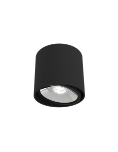 Lampy sufitowe Neo Nero Mobile Ufo Cromo - nowoczesny plafon czarny matowy z chromowanym akcentem