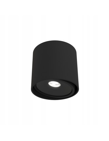 Plafon LED Neo Nero Mobile - elegancki okrągły sufitowy z aluminium w czarnym matowym stylu idealny do wnętrz nowoczesnych.