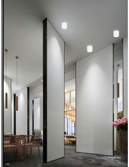 Plafon LED Neo Nero Mobile - elegancki okrągły sufitowy z aluminium w czarnym matowym stylu idealny do wnętrz nowoczesnych.