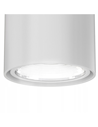 Lampa sufitowa Neo Bianco Mobile Track - minimalistyczny plafon o matowym białym wykończeniu do szynoprzeładowych.