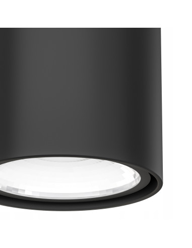 Lampa sufitowa Neo Nero Mobile Track - elegancki plafon z czarnego aluminium do szynoprzewodów, doskonały do każdego wnętrza.