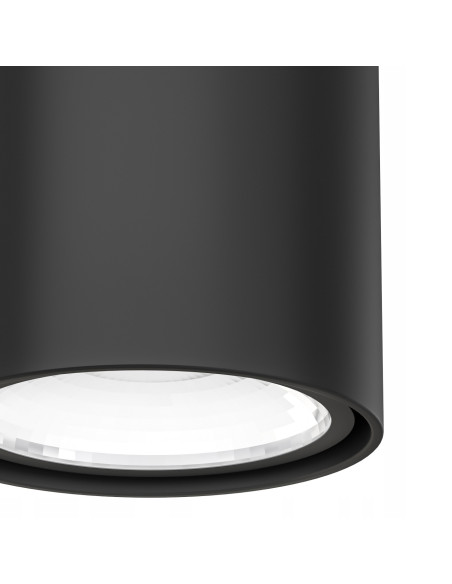 Lampa sufitowa Neo Nero Mobile Track - elegancki plafon z czarnego aluminium do szynoprzewodów, doskonały do każdego wnętrza.