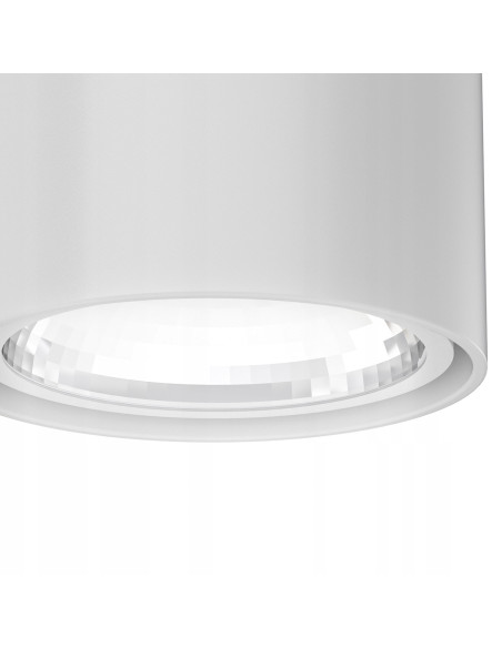 Plafon Neo Bianco Mobile - elegancka okrągła lampa sufitowa LED 16W w minimalistycznym stylu, aluminium, GU10