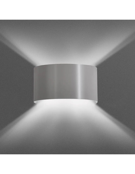 Kinkiet FOLD - Biała lampa ścienna w minimalistycznym stylu, idealna do salonu, sypialni i przedpokoju