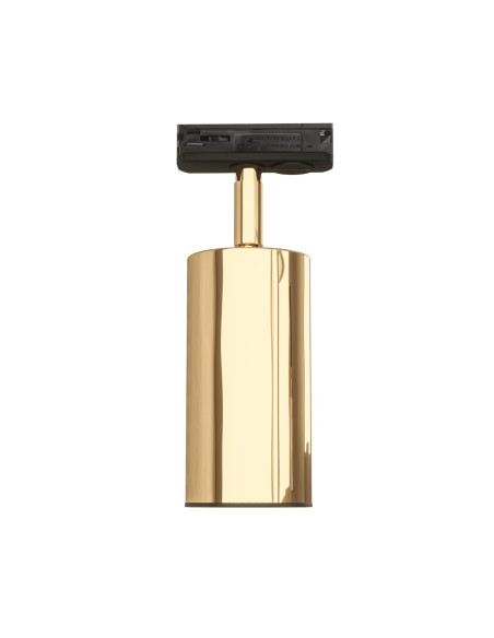 Elegancki złoty spot sufitowy Lea Track – nowoczesne oświetlenie do stylowych wnętrz