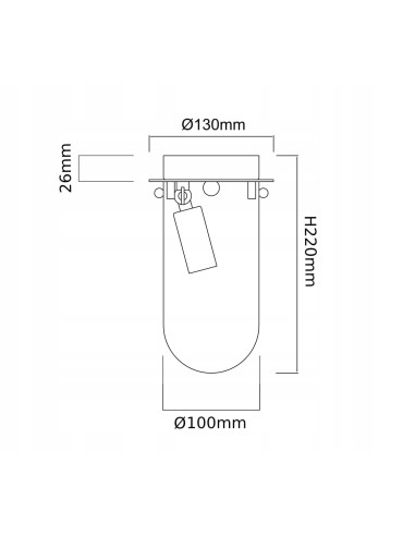 Plafon Luci - nowoczesny lampion z transparentnego szkła i chromowanej podstawy, idealny do stylowych wnętrz.