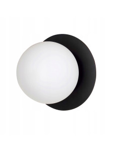 Kinkiet MINERVA K1 - Elegancka lampa ścienna do sypialni w kolorze białym lub czarnym, idealna do czytania.