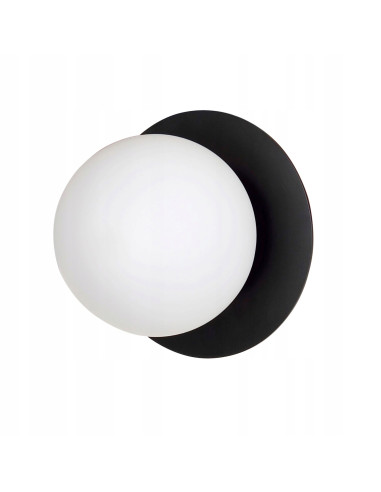 Kinkiet MINERVA K1 - Elegancka lampa ścienna do sypialni w kolorze białym lub czarnym, idealna do czytania.