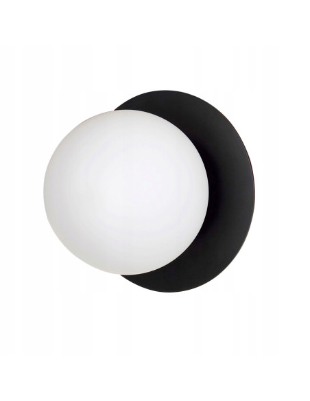 Kinkiet MINERVA K1 - Elegancka lampa ścienna do sypialni w kolorze białym lub czarnym, idealna do czytania.