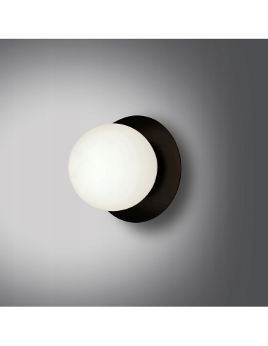 Kinkiet MINERVA K1 - Elegancka lampa ścienna do sypialni w kolorze białym lub czarnym, idealna do czytania.