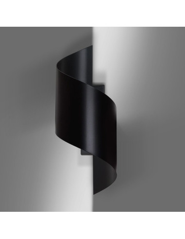 Kinkiet SPINER minimalistyczny czarny G9 - eleganckie oświetlenie do korytarza i przedpokoju, wysoka jakość wykonania