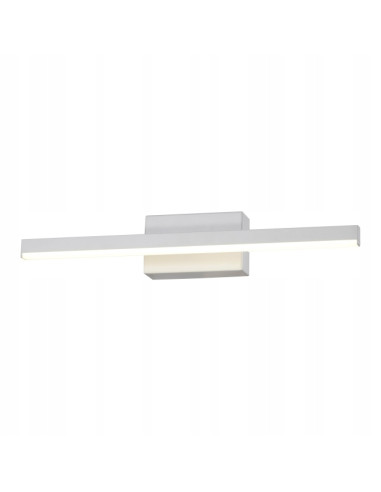 Lampa LED LINEA do łazienki, prostokątna, biała, IP44, 5W - nowoczesne oświetlenie nad lustro i zlew