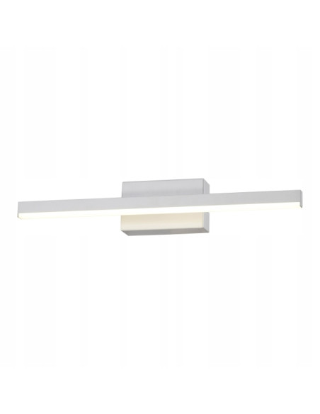 Lampa LED LINEA do łazienki, prostokątna, biała, IP44, 5W - nowoczesne oświetlenie nad lustro i zlew