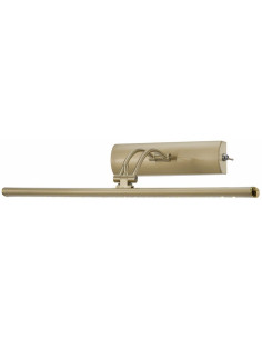 Lustro Światła: Elegancki złoty kinkiet LED 40 cm do obrazów w stylu skandynawskim, ciepłe światło 3000K