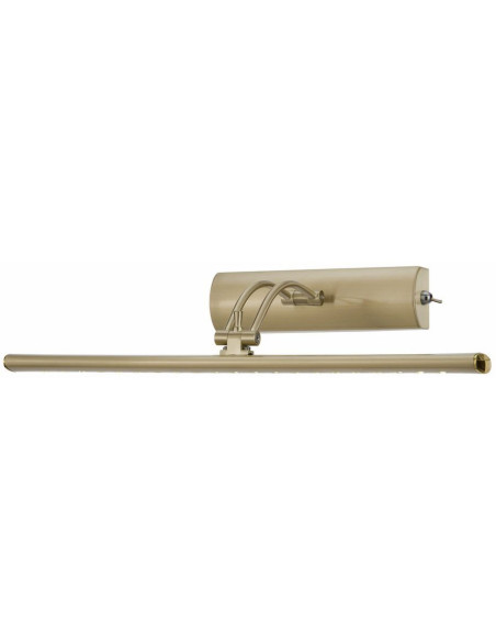 Lustro Światła: Elegancki złoty kinkiet LED 40 cm do obrazów w stylu skandynawskim, ciepłe światło 3000K