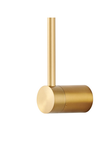 Kinkiet ścienny Sparo LED - złota lampa minimalistyczna do korytarza i przedpokoju z eleganckim designem