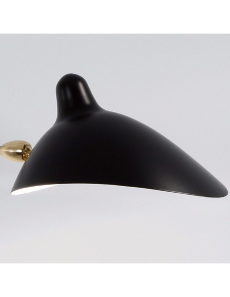 Lampa ścienna CRANE-1W z regulowanym ramieniem – minimalistyczny kinkiet do nowoczesnych wnętrz, czarny design