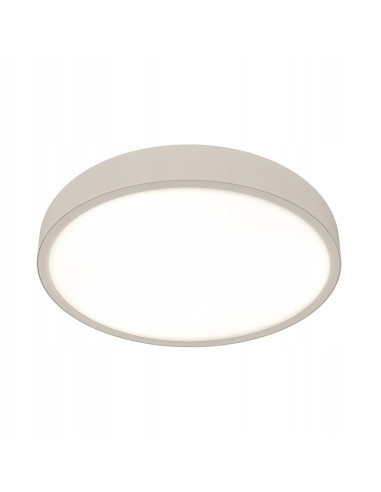 Nowoczesna lampa sufitowa Cedrone PL Toupe 30 CCT – matowa beżowa, LED, idealna do jadalni i wnętrz skandynawskich.