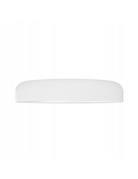 Plafon LED Cedrone Pl Bianco 30 cm - Regulacja CCT, Nowoczesny Design do Wnętrz, Biały Matowy Aluminum