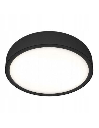 Plafon LED Cedrone PL Nero 22 CCT - Czarny Matowy Plafon do Wnętrz Nowoczesnych i Skandynawskich