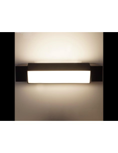 Lampa LED Aster czarna do łazienki, regulacja kąta, montaż poziomy/pionowy, IP54, 2x4W, idealna nad lustro i wannę