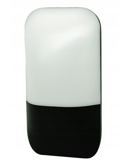 Kinkiet zewnętrzny INDUS LED 12W IP54 - Nowoczesna oprawa do ogrodu i tarasu, biały/czarny, aluminium, 935lm