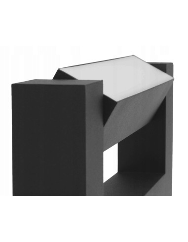 Lampa LED Aster czarna do łazienki, regulacja kąta, montaż poziomy/pionowy, IP54, 2x4W, idealna nad lustro i wannę