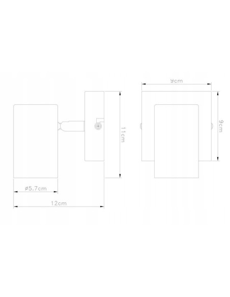Kinkiet Quentin w stylu skandynawskim - minimalizm metalowo-drewniany w czerni, beżu lub brązie