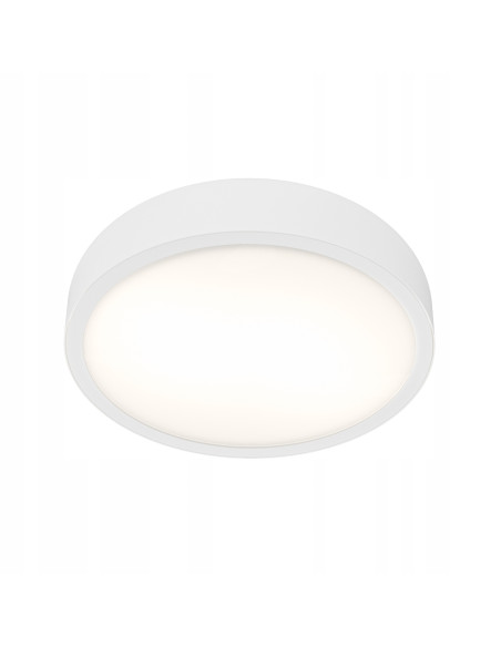 Lampa sufitowa LED Cedrone PL Bianco 22 CCT - Nowoczesny plafon w białym kolorze, idealny do salonu, sypialni i jadalni.