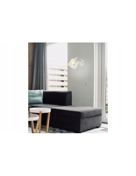 Kinkiet Elmo - Luksusowa Lampa Chromowana z Kryształami do Nowoczesnych i Klasycznych Wnętrz