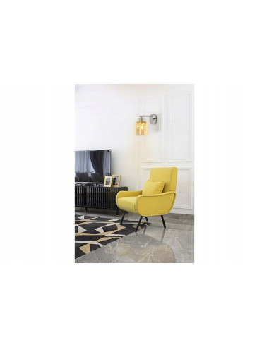 Kinkiet kryształowy Elmo w srebrnym kolorze - luksusowe oświetlenie do sypialni i eleganckich wnętrz