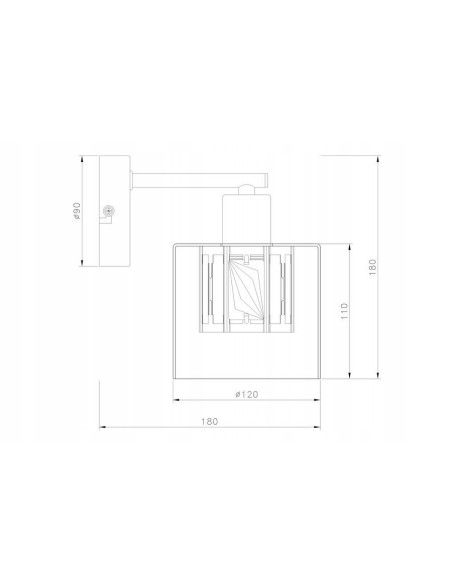 Kinkiet kryształowy Elmo w srebrnym kolorze - luksusowe oświetlenie do sypialni i eleganckich wnętrz