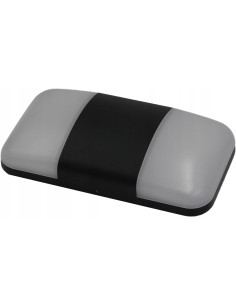 Nowoczesna lampa ścienna ogrodowa CARINA z aluminium 2x7W LED, czarna, IP54 – idealna do przestrzeni zewnętrznych 2