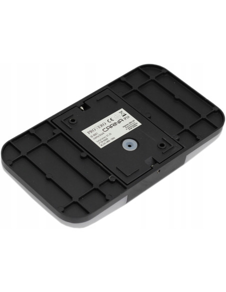 Nowoczesna lampa ścienna ogrodowa CARINA z aluminium 2x7W LED, czarna, IP54 – idealna do przestrzeni zewnętrznych