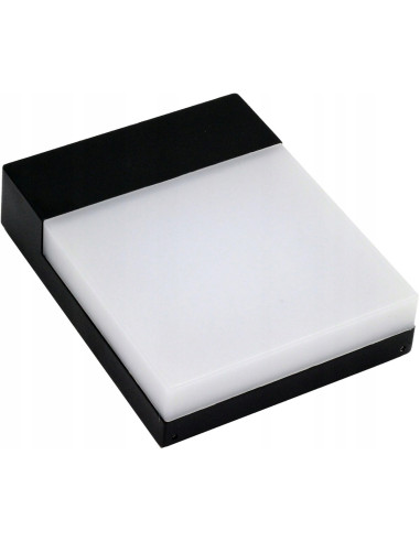 Kinkiet zewnętrzny Lumiled ARIES LED czarny IP54, nowoczesne oświetlenie tarasowe 15W, 1490 lumenów