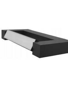 Lampa ścienna LOVIS 12W LED – nowoczesne oświetlenie z regulacją, czarna, IP44, idealna do łazienki i salonu 2