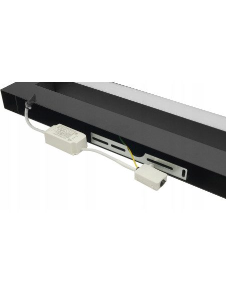 Lampa ścienna LOVIS 12W LED – nowoczesne oświetlenie z regulacją, czarna, IP44, idealna do łazienki i salonu