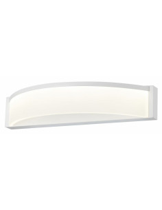 Nowoczesny kinkiet Cornelia LED w białym kolorze - eleganckie oświetlenie do korytarza, holu i salonu