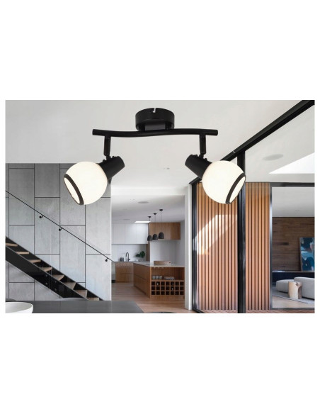 Kinkiet Loris 2-punktowy w chromie – minimalistyczne oświetlenie do korytarza i nowoczesnych wnętrz