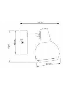 Kinkiet Loris - nowoczesna lampa ścienna z białym kloszem i chromowanym wykończeniem, idealna do każdego wnętrza 2