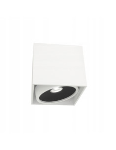 Nowoczesny plafon Cardi I Bianco z czarnymi akcentami Ufo Nero – elegancka lampa Orlicki Design do każdego wnętrza.