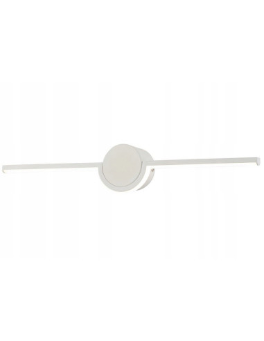 Nowoczesny kinkiet LED Almyrida 51 cm – eleganckie oświetlenie łazienkowe, energooszczędne 6W, biały kolor.