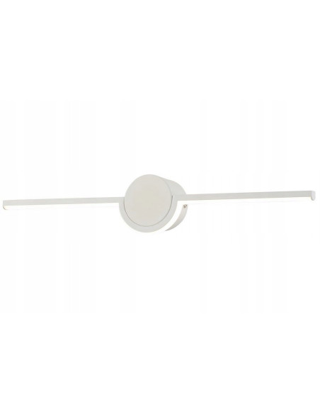 Nowoczesny kinkiet LED Almyrida 51 cm – eleganckie oświetlenie łazienkowe, energooszczędne 6W, biały kolor.