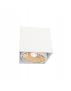 Plafon Cardi I Bianco/Ufo Gold – elegancka lampa sufitowa w minimalistycznym stylu od Orlicki Design