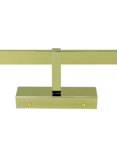 Nowoczesna lampa łazienkowa VENUS 8W 40cm LED w kolorze złotym - elegancki kinkiet do lustra ProVero