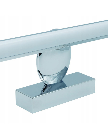 Kinkiet LED SIRIUS 12W, chromowy, wodoodporny 60cm – nowoczesne oświetlenie do łazienek i wnętrz industrialnych